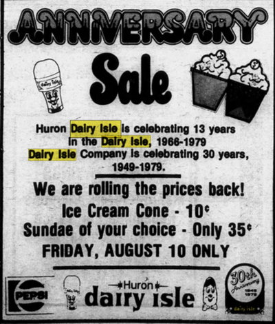 Dairy Isle - Aug 09 1979 Article (newer photo)
